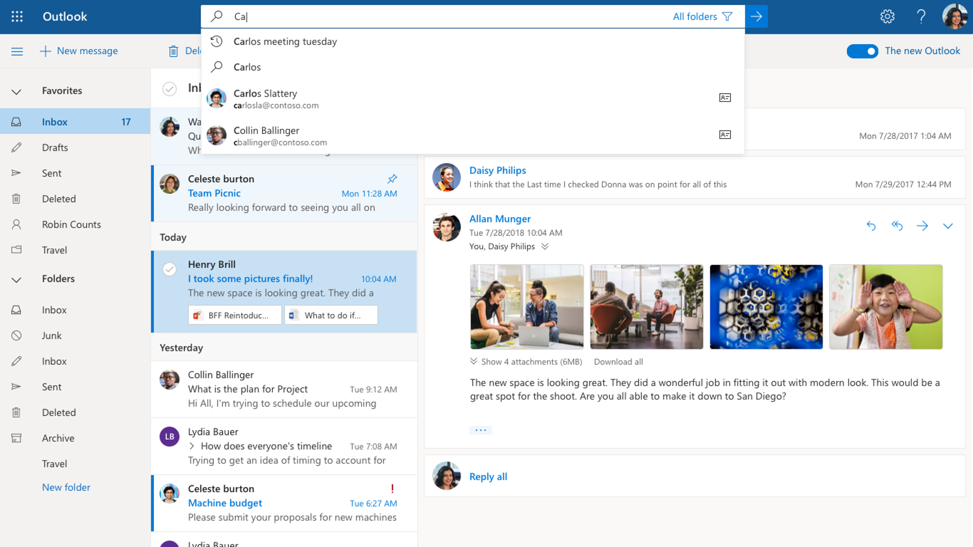 micro office 365 outlook